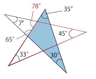 いろいろな角度を求める問題３ 平行線や三角形の性質 中学受験準備のための学習ドリル
